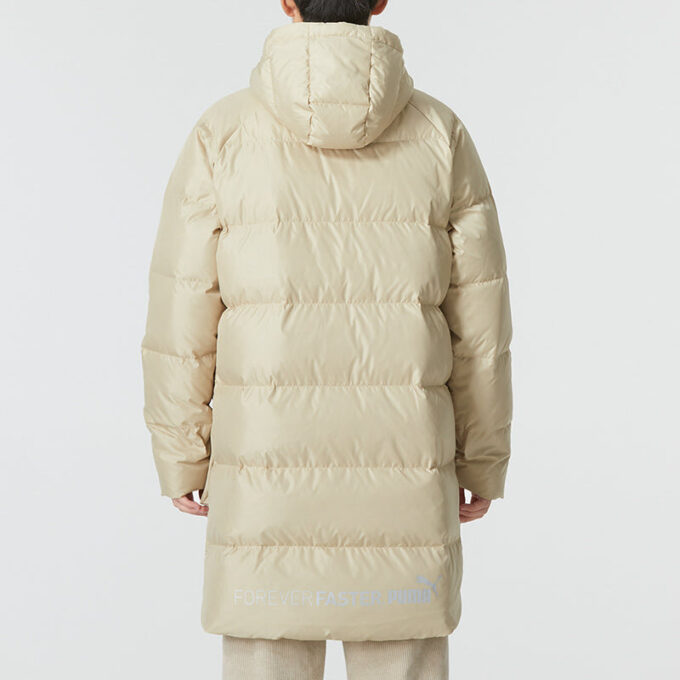 Chaqueta de plumas larga “Beige”