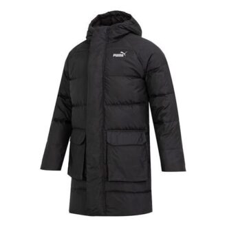 Chaqueta de plumas larga “Negra”