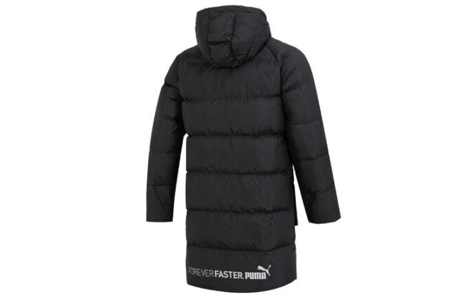 Chaqueta de plumas larga “Negra”