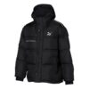Chaqueta de plumas negra con logo de Street Style