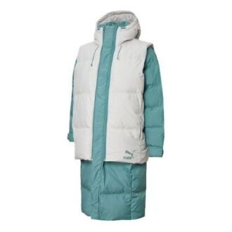 Chaqueta de plumas “Teal White”