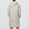 Chaqueta de plumón con capucha “blanca”