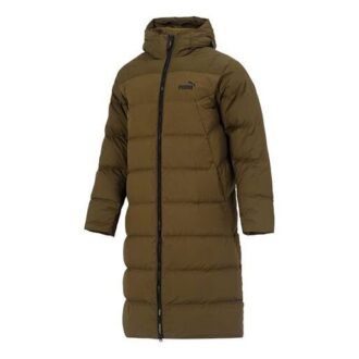 Chaqueta de plumón con capucha “Marrón”