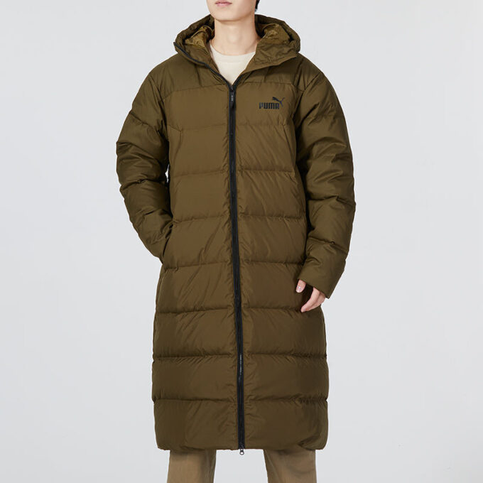 Chaqueta de plumón con capucha “Marrón”