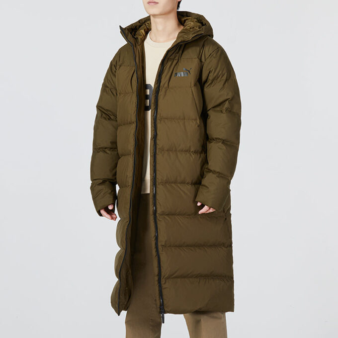 Chaqueta de plumón con capucha “Marrón”
