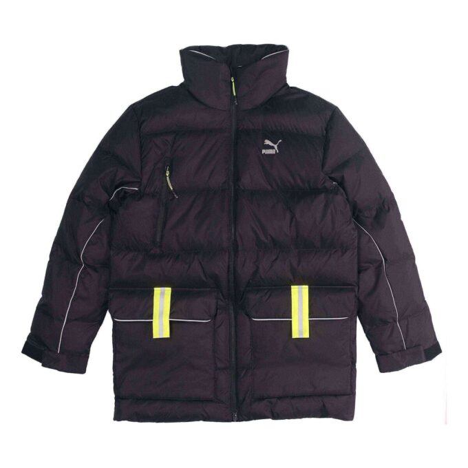 Chaqueta de plumón ligera reflectante “negra”