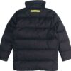 Chaqueta de plumón ligera reflectante “negra”