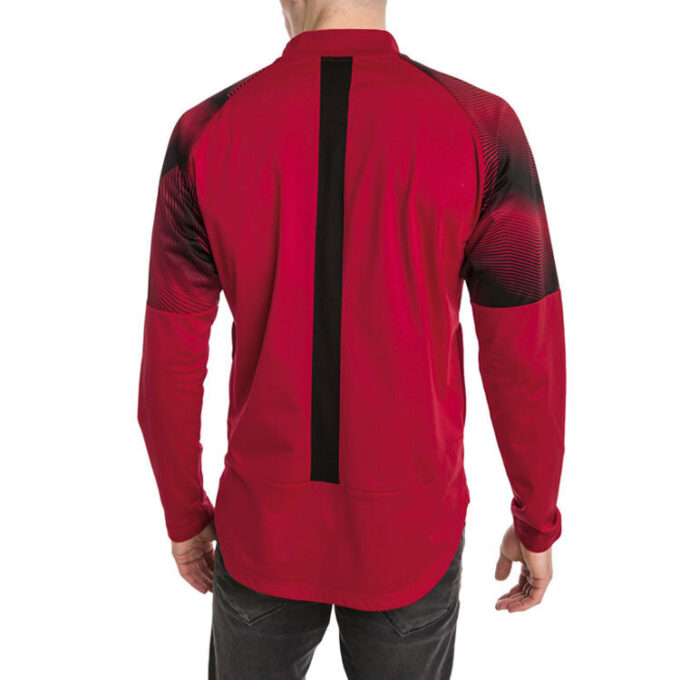Chaqueta de poliéster del estadio del AC Milan “Roja”