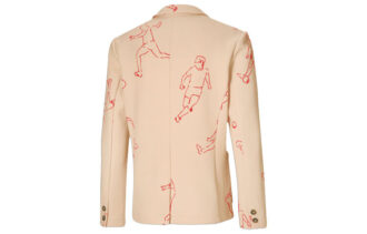 Chaqueta de punto PUMA x KS TAILORED para hombre, color melocotón