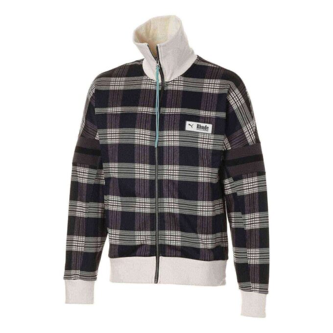 Chaqueta de punto PUMA x Rhude XTG AOP TRA Multi SP WUP “Blanco y marrón”
