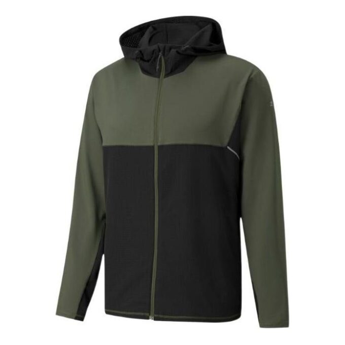 Chaqueta de running Cooladapt con cremallera completa “Verde”