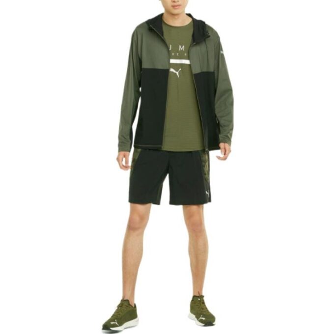 Chaqueta de running Cooladapt con cremallera completa “Verde”