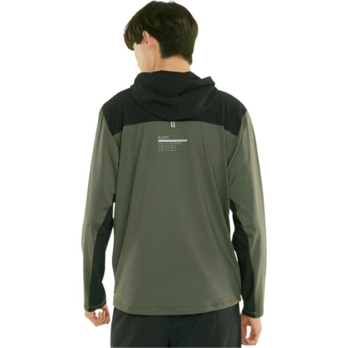 Chaqueta de running Cooladapt con cremallera completa “Verde”