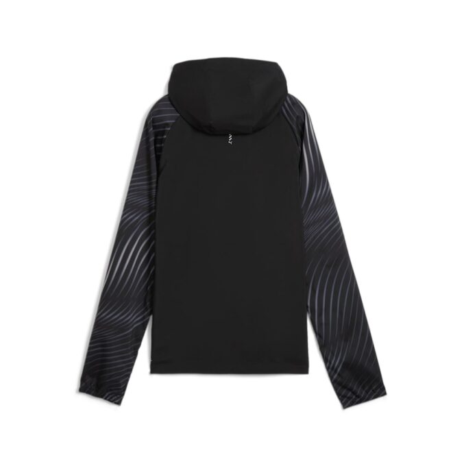 Chaqueta de running tejida con estampado Favourite Velocity (mujeres) – Negra