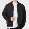 Chaqueta deportiva arrugada T7 “Negra”