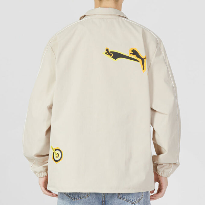 Chaqueta deportiva clásica de tejido Street Sport en beige