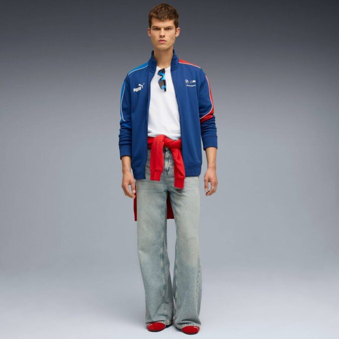 Chaqueta deportiva con cremallera BMW M Motorsport T7 para hombre Chaqueta deportiva con cremallera BMW M Motorsport T7 para hombre