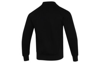 Chaqueta deportiva con cuello alto y logo retro icónico T7 en negro