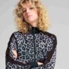 Chaqueta deportiva con estampado animal T7 Leopard Luxe para mujer Chaqueta deportiva con estampado animal T7 Leopard Luxe para mujer