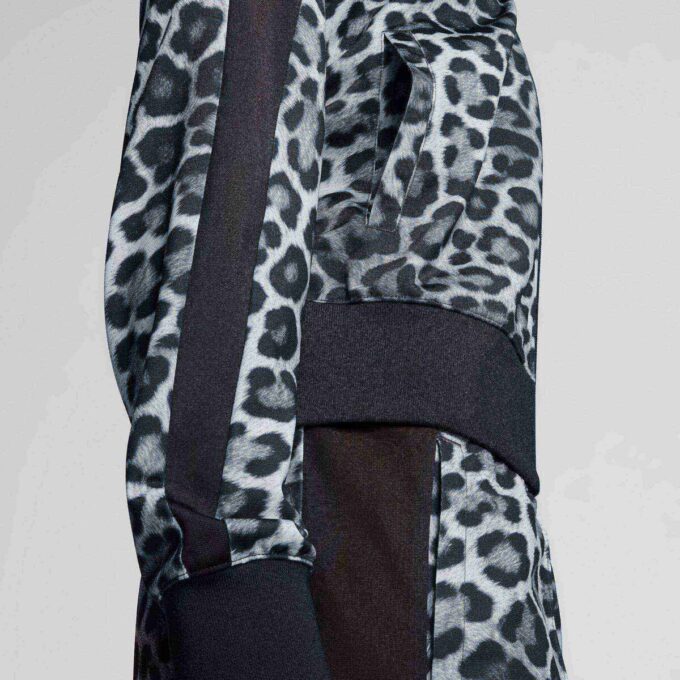 Chaqueta deportiva con estampado animal T7 Leopard Luxe para mujer Chaqueta deportiva con estampado animal T7 Leopard Luxe para mujer