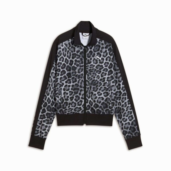 Chaqueta deportiva con estampado animal T7 Leopard Luxe para mujer Chaqueta deportiva con estampado animal T7 Leopard Luxe para mujer