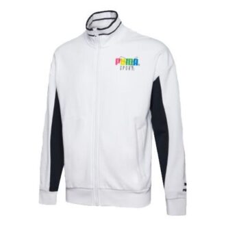 Chaqueta deportiva con logo en la manga “Blanco y negro”