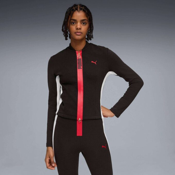Chaqueta deportiva corta T7 para mujer Chaqueta deportiva corta T7 para mujer