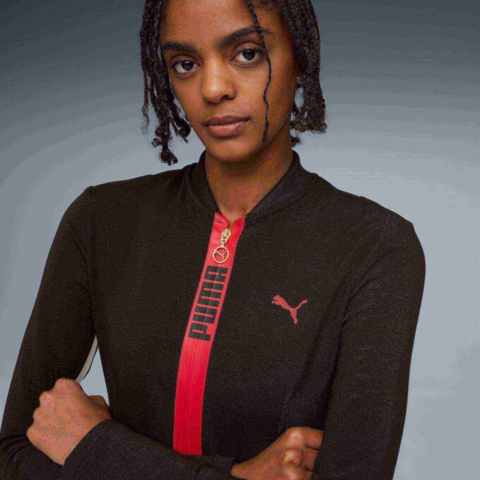 Chaqueta deportiva corta T7 para mujer Chaqueta deportiva corta T7 para mujer