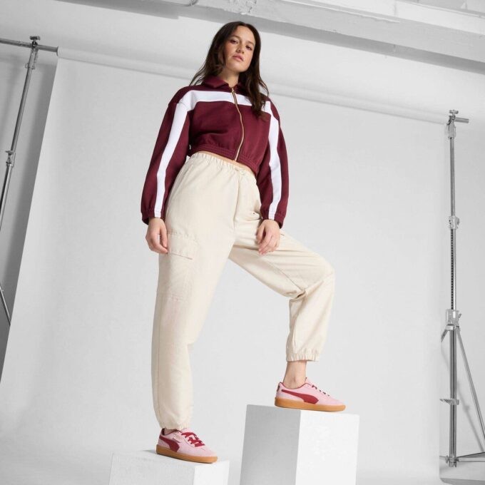 Chaqueta deportiva corta y holgada para mujer