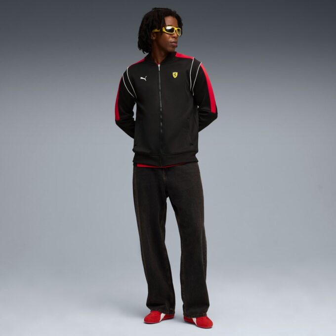 Chaqueta deportiva de motor para hombre Scuderia Ferrari T7 Chaqueta deportiva de motor para hombre Scuderia Ferrari T7