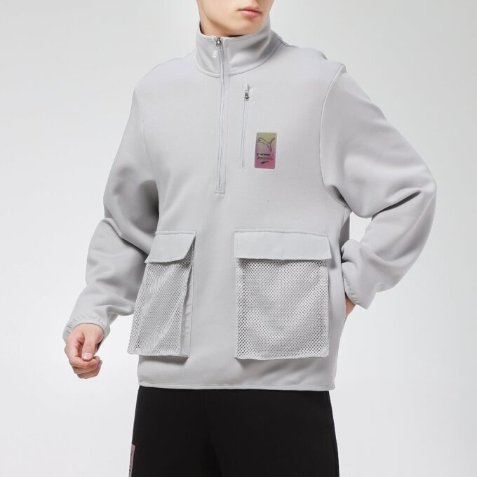 Chaqueta deportiva “Gris Amarillo”