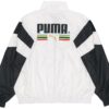 Chaqueta deportiva informal con estampado bronceado blanca