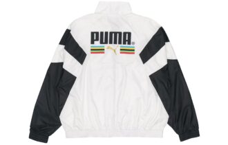 Chaqueta deportiva informal con estampado bronceado blanca