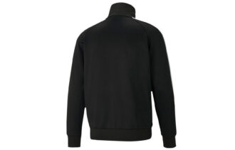 Chaqueta deportiva informal de punto negra