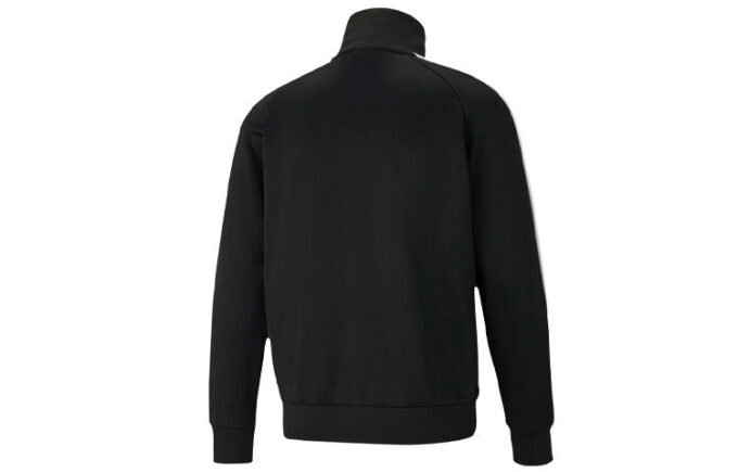 Chaqueta deportiva informal de punto negra
