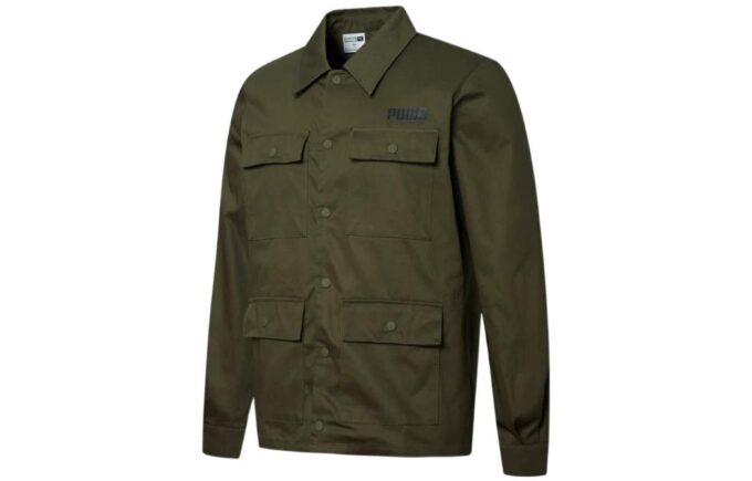 Chaqueta deportiva multibolsillos “Verde Negro”