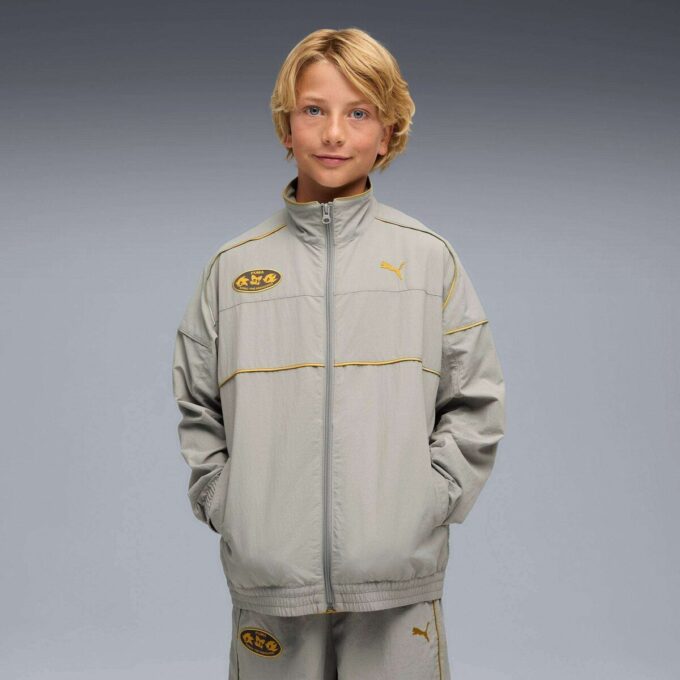 Chaqueta deportiva para niños grandes PUMA x SONIC THE HEDGEHOG Chaqueta deportiva para niños grandes PUMA x SONIC THE HEDGEHOG