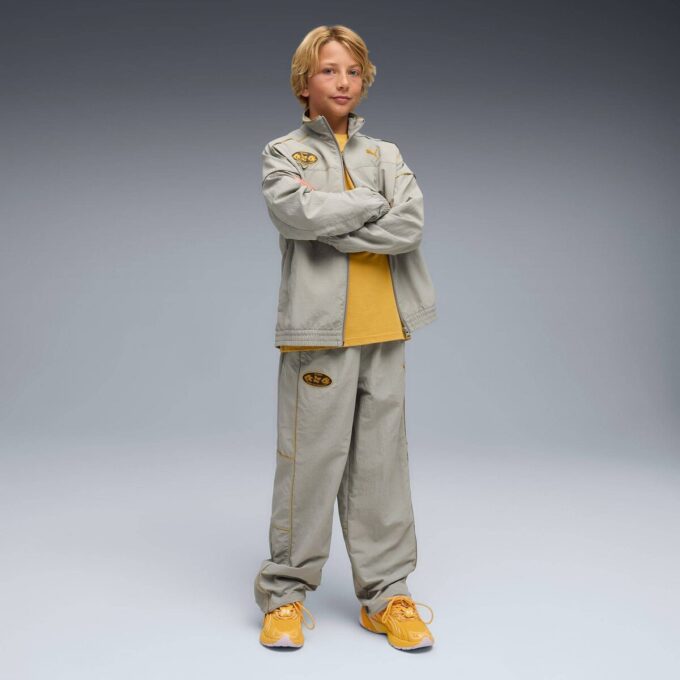 Chaqueta deportiva para niños grandes PUMA x SONIC THE HEDGEHOG Chaqueta deportiva para niños grandes PUMA x SONIC THE HEDGEHOG