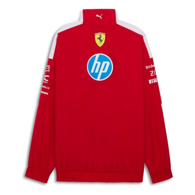 Chaqueta extragrande PUMA x Scuderia Ferrari 2025 Drivers T7 “Cereza oscuro”
