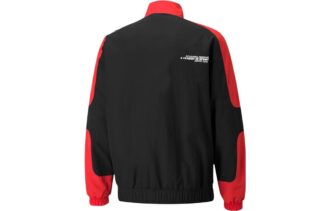 Chaqueta Ferrari Race Statement tejida en negro, rojo y blanco