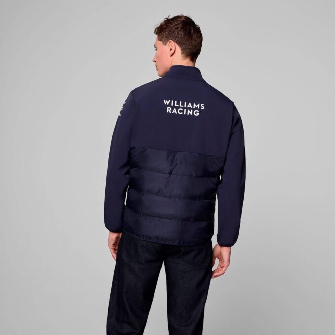 Chaqueta híbrida Williams Racing 2025 Replica para hombre Chaqueta híbrida Williams Racing 2025 Replica para hombre
