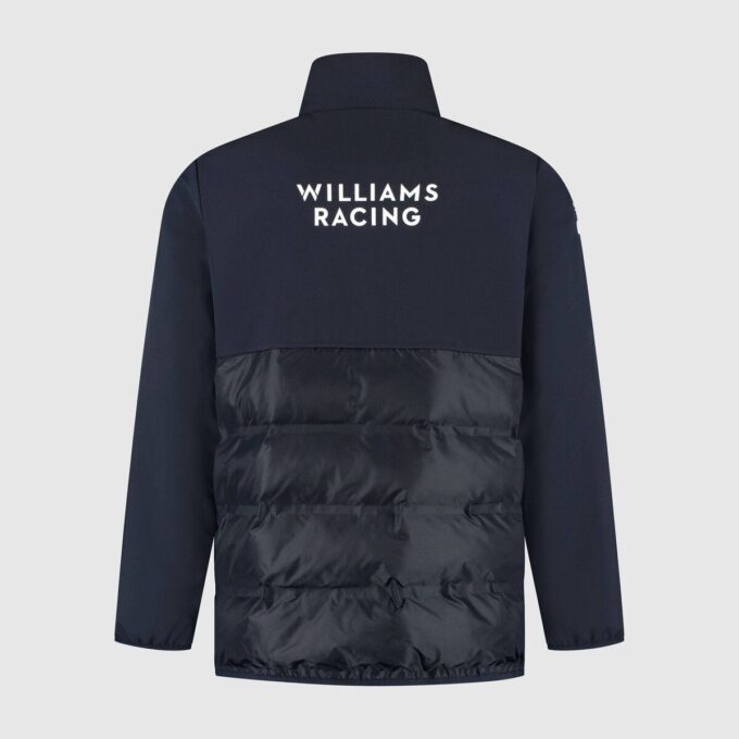 Chaqueta híbrida Williams Racing 2025 Replica para hombre Chaqueta híbrida Williams Racing 2025 Replica para hombre