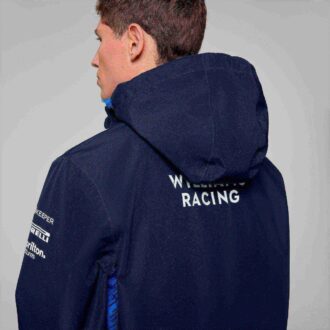 Chaqueta impermeable para hombre réplica Williams Racing 2025