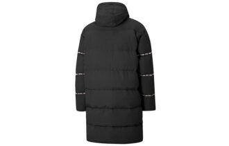 Chaqueta larga clásica de plumas “negra”