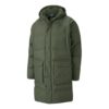 Chaqueta larga clásica de plumas “Verde militar”