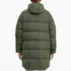 Chaqueta larga clásica de plumas “Verde militar”