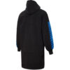 Chaqueta larga de forro polar “azul y negra”