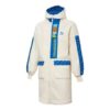 Chaqueta larga de forro polar “Blanco Azul”