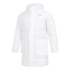 Chaqueta larga de plumas “blanca”