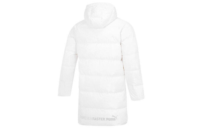Chaqueta larga de plumas “blanca”